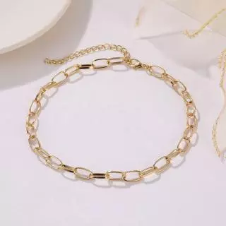 สร้อย สร้อยคอโซ่ สไตล์พังก์เท่ห์ เครื่องประดับ แฟชั่น เครื่องประดับแฟชั่นสำหรับผู้หญิง N17