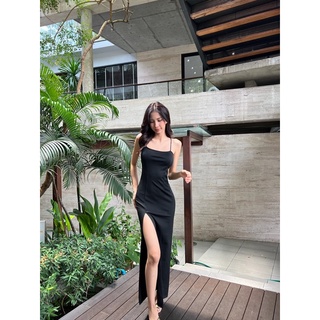 Hotter Black Maxy Dress