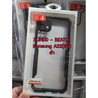 Samsung Galaxy A22 5G XUNDD Beatle Series แบบขอบแข็ง-หลังแข็งแบบใส เคสกันกระแทก คลุมกล้อง (ของแท้100%)