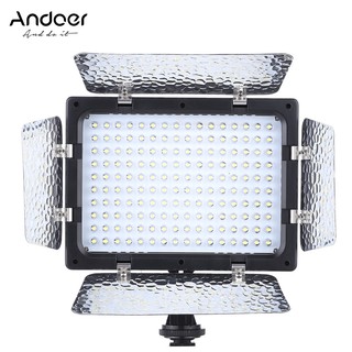 Andoer W160 ไฟหน้าแบบถ่ายภาพวิดีโอ 6000K 160 LEDs