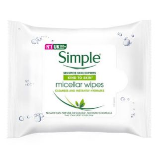 ซิมเพิล Simple Micellar Clransing Wipes 25แผ่น