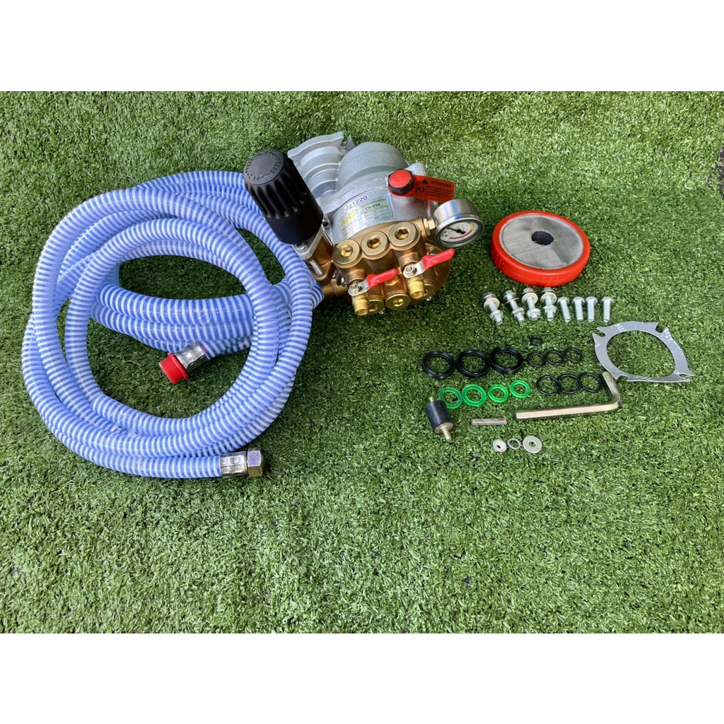 ปั๊มพ่นยา3 สูบ6หุนเครื่องพ่นยาสามสูบJaguar รุ่นCS25X ต่อเข้ากับเครื่องยนต์5.5/6.5 แรงพกพาสะดวก ไม่ต้