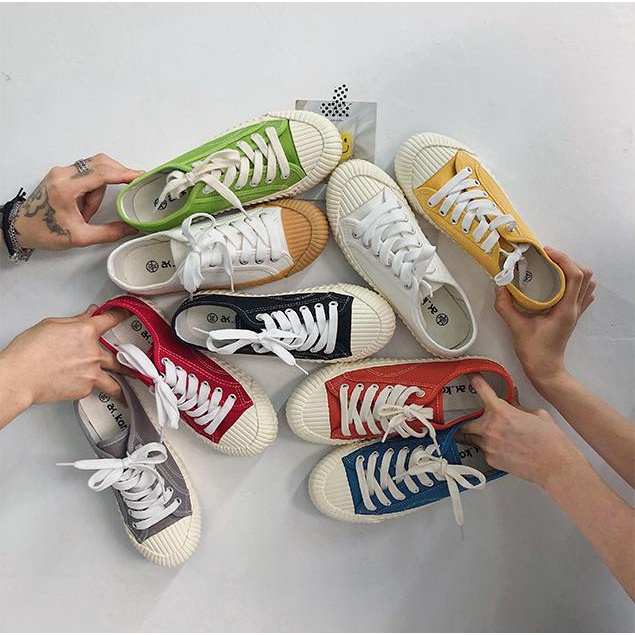 (พร้อมส่ง 🇹🇭) รองเท้าผ้าใบบิสกิต Classic sneakers สินค้าพร้อมส่ง | P49