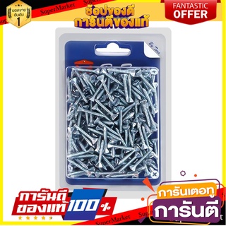 สกรูยิงสมาร์ทบอร์ดแปไม้ BY TORA TF 7x28 มม. 100 ชิ้น สกรู, น๊อตและแหวน DRYWALL SCREWS TF BY TORA 7X28” 100EA/PACK