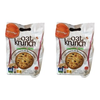 (2 ห่อ) คุกกี้ มันชี่ โอ๊ตครั้นซ์ รส สตรอเบอรรี่  คุกกี้มันชี่ Munchys Oat krunch Strawberry