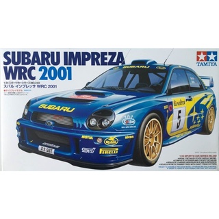 พลาสติก โมเดล ประกอบ TAMIYA สเกล 1/24 Subaru Impreza WRC 2001 (24240)