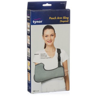 Tynor C-01 อุปกรณ์พยุงแขน (Pouch Arm Sling (Tropical) (Tynor)) "สินค้าพร้อมส่ง"