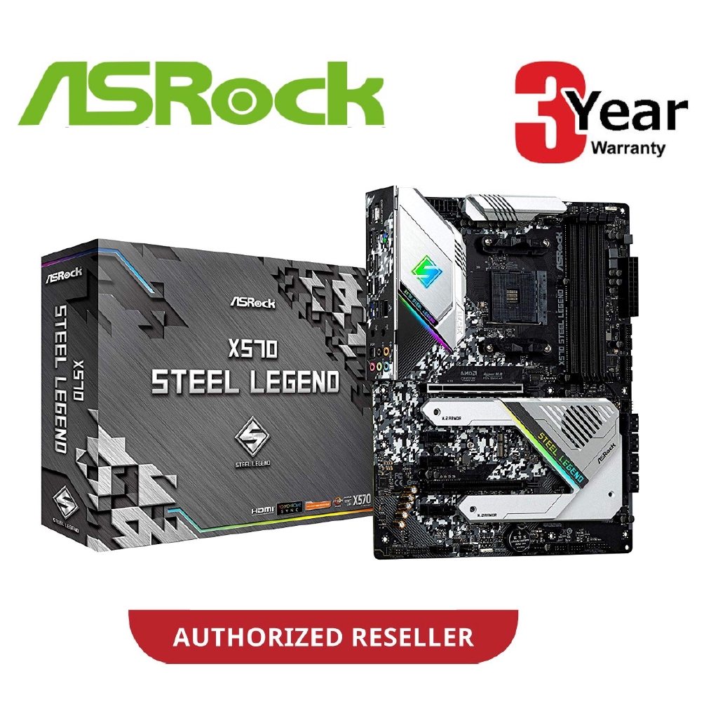 ASROCK X570 STEEL LEGEND ATX Motherboard