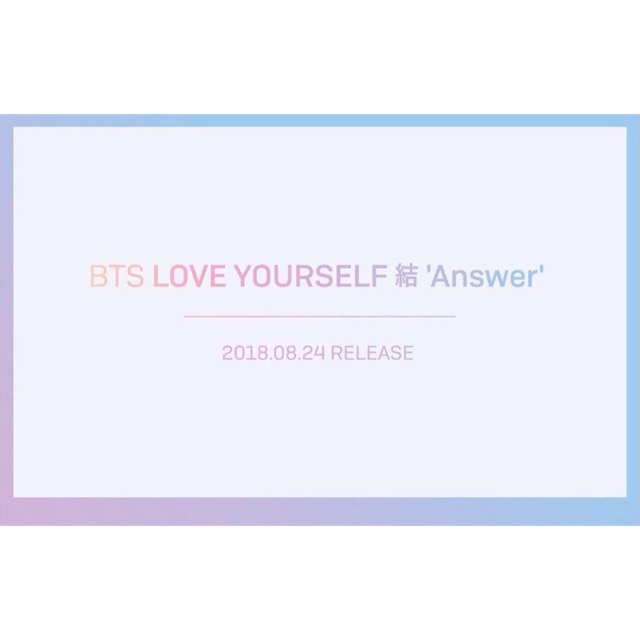Album love yourself answer BTS 4ver