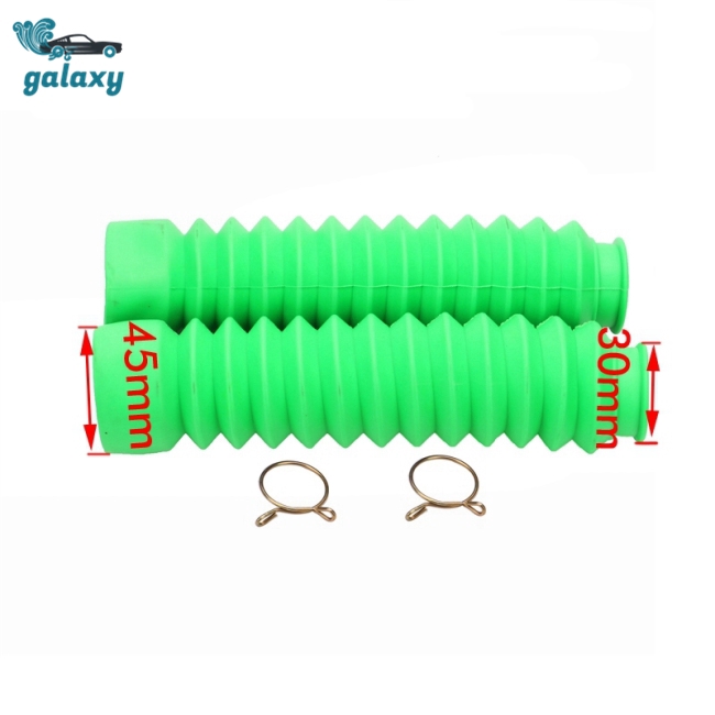 2Pcs Motorcycle Front Fork Cover Gaiters Gators Boot Shock Protector ...