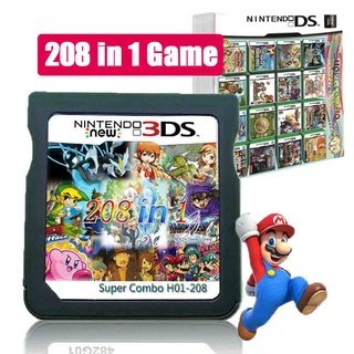 208 in 1 Game Card Cartridge Multicart for Nintendo DS NDS NDSL NDSi 2DS 3DS