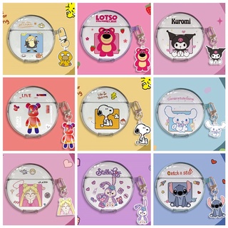 【Fashion】เคสหูฟัง ซิลิโคนนิ่ม แบบใส ลายการ์ตูนหมี สําหรับ Lenovo HT38