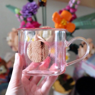 🇯🇵 starbucks japan sakura 2022 heat resistant glass mug medal (414ml)