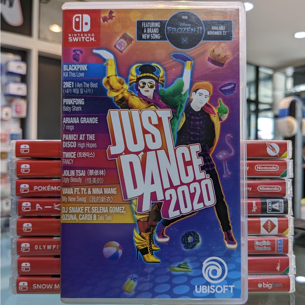 (ภาษาอังกฤษ) มือ2 Just Dance 2020 แผ่นเกม NSW แผ่นNSW Nintendo Switch มือสอง (เล่น2คนได้ เกมเต้น เกมออกกำลังกาย)