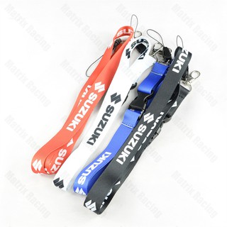 JDM Style For SUZUKI Car Logo Cellphone Lanyard JDM Racing Car Keychain ID Holder Mobile Neck Strap with Quick Release For JIMNY Celerio Grand Vitara Cars