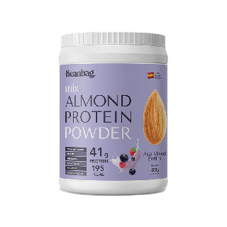 Beanbag Almond Protein Powder รส Acai Mixed berries 800g โปรตีนอัลมอนด์และโปรตีนพืชรวม 5 ชนิด รสอาซาอิมิกซ์เบ