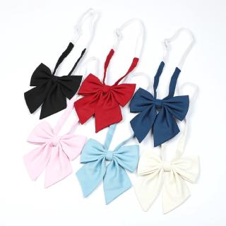 1pc New Fashion Cute Matte Solid Color Bow Tie Necktie for School Girls Uniform Accessories Clothes