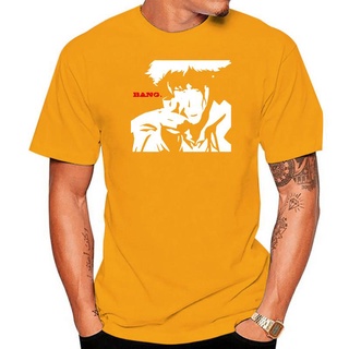 เสื้อยืดผ้าฝ้าย ใหม่ เสื้อยืดลําลอง แขนสั้น พิมพ์ลายอนิเมะ COWBOY BEBOP BANG สีดํา สําหรับผู้ชาย ไซซ์ S - 3XL 2022