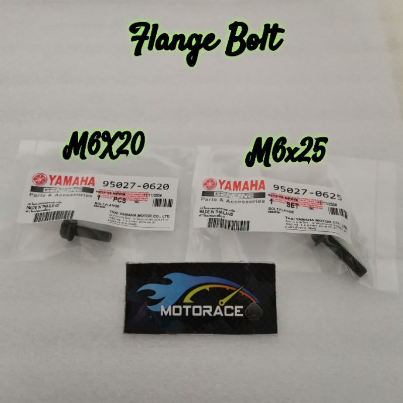 YAMAHA FLANGE BOLT M6X20 & M6X25