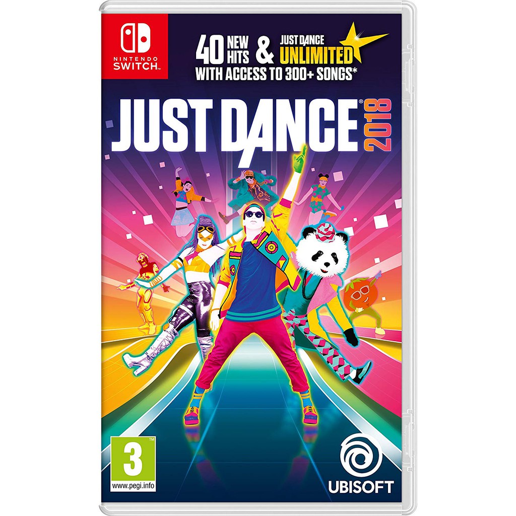แผ่นเกมส์ Nintendo Switch มือสอง - Just Dance 2018