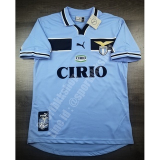 [Retro] -เสื้อฟุตบอล Retro ย้อนยุค Lazio Home ลาซิโอ้ เหย้า 1998/2000