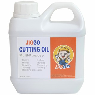 น้ำมันหล่อเย็น Jiggo Cutting Oil (1 Liter) งานตัด กลึง เจาะ เจีย กัด ต๊าปเกลียว โลหะทั่วไป ชนิดผสมน้ำ จะเปลี่ยนเป็นน้ำนม