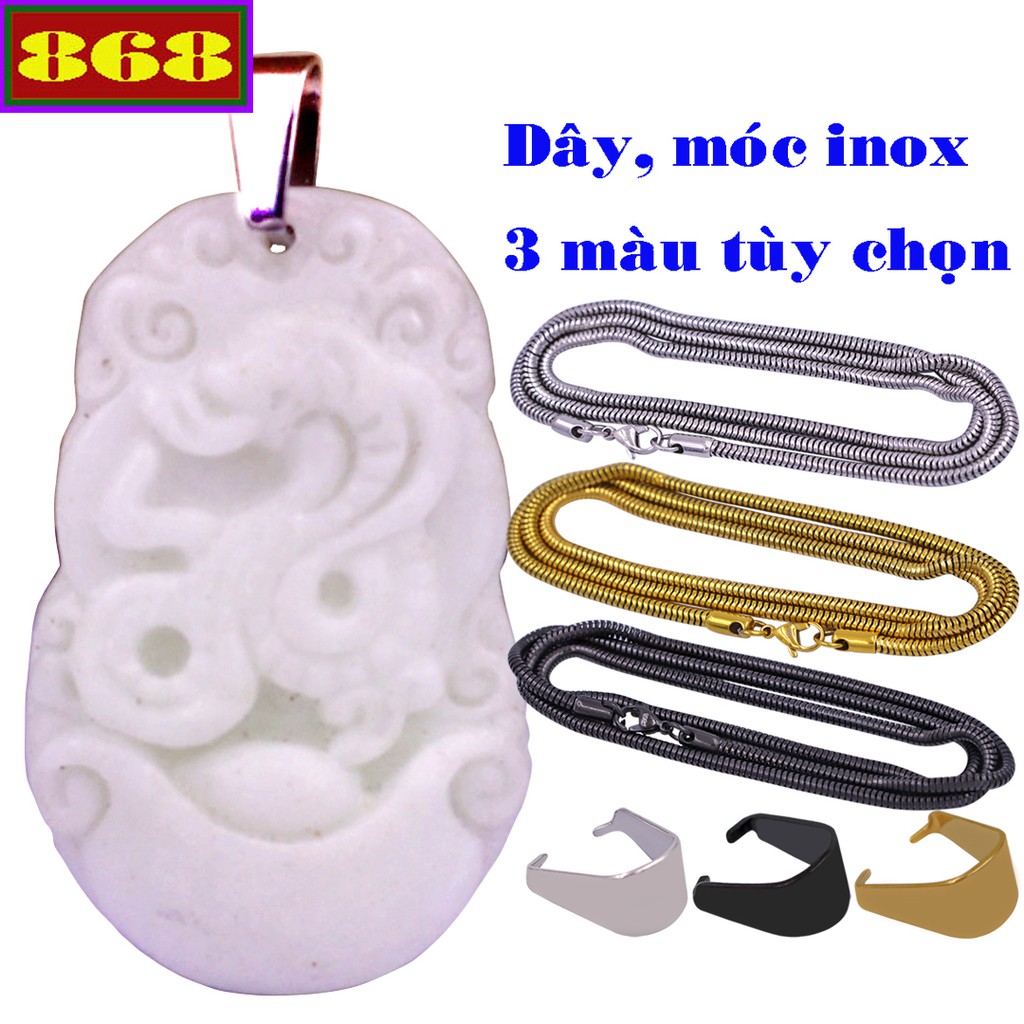 สร้อยคอฮวงจุ้ย - จี้ CT สีขาว สําหรับปีงู MCTTRA9