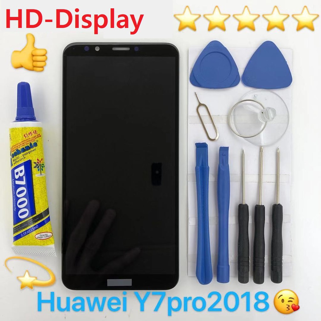 ชุดหน้าจอ Huawei Y7 pro 2018 พร้อมชุดไขควง