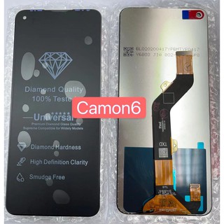 LCD TECNO COMON6  แท้ แท้ แท้ LCDหน้าจอ  พร้อมทัชสกรีน  JAMEMAXแถมฟรีไขควง +กาวติดหน้าจอ