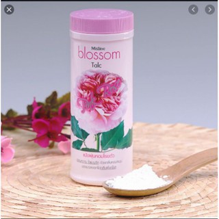 Mistine Blossom Talc 100g มิสทีน บลอสซั่ม แป้งหอมโรยตัว แป้งทาตัว กลิ่น Pink Rose บลอสซั่ม พิงค์โรส กลิ่นหอมของมวลดอกไม้