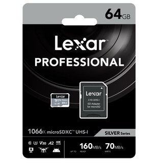 Lexar 64GB Micro SDXC Professional 1066x (160MB/s)