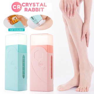 CRYSTAL RABBIT เครื่องกำจัดขนแว็กซ์ไฟฟ้าแบบพกพาไฟฟ้าแว็กซ์ละลายได้อย่างรวดเร็วอุปกรณ์แว็กซ์