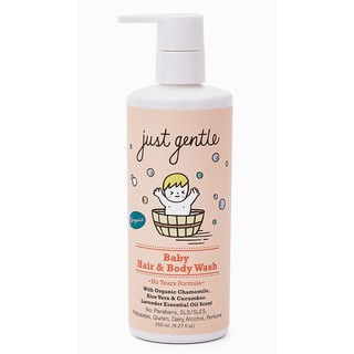 Just Gentle Baby Hair &amp; Body Wash เจลสระผมและอาบน้ำสำหรับเด็กแรกเกิด 200ml.