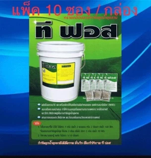 แพ็ค 10 ซอง ทรายอะเบท ทรายกำจัดลูกน้ำ ทรายกำจัดยุง ทรายทีฟอส ขนาดซอง 50 กรัม