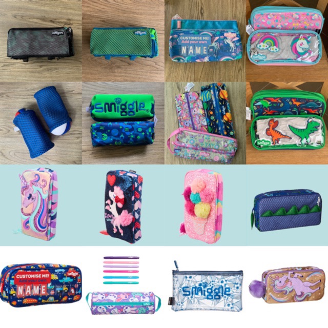 Smiggle 🌸 กระเป๋าดินสอ ใส่ชื่อได้ Smiggle ID pencil case