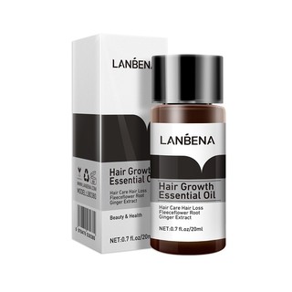 LANBENA Hair Growth Essential Oil เซรั่ม ปลูกผม ปัญหา ผมบาง ผมร่วง ศรีษะบาง ดูแล เส้นผม #UNKAI