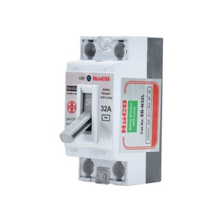 HACO เบรคเกอร์ 2P 1E 32A 230VAC 1.5kA SB-N32L