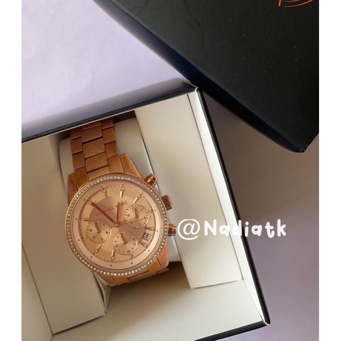นาฬิกาMK6598 Michael Kors สี Rose goldมือหนึ่ง ของเเท้ ราคาดี สวยมาก