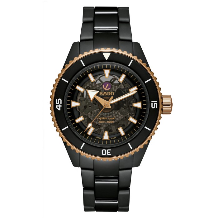 นาฬิกาข้อมือ RADO CAPTAIN COOK High-Tech Ceramic Automatic Men's Watch R32127162