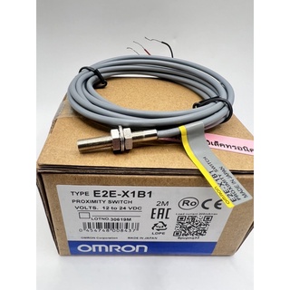 Omron E2E-X1B1 proximity switch Volts.12-24VDC ชนิด PNP NO ของใหม่