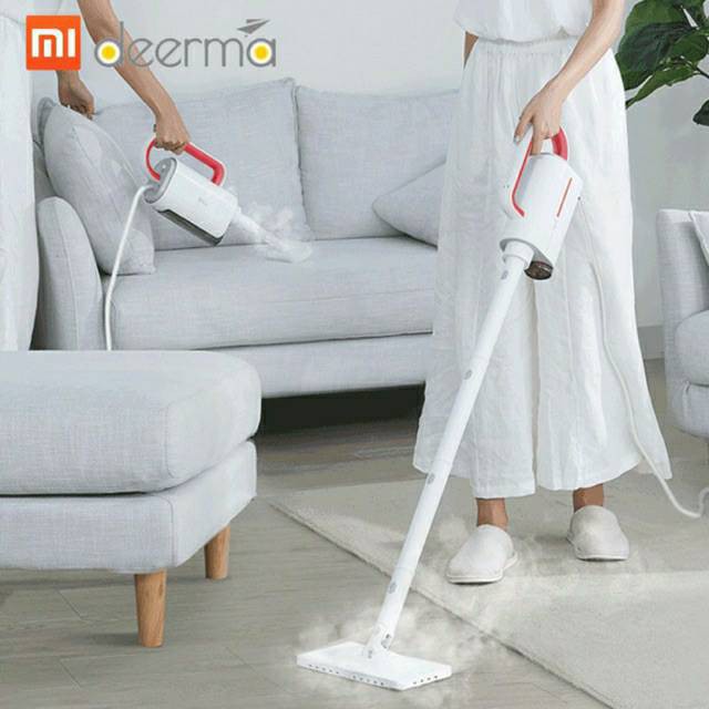 Lotus.Deerma ZQ610 Handheld Steam Cleaner Steam Mop Cleaner Multifunctional Sterilization Anti-Dry D