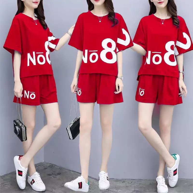 505# New!! ชุดเซต 2 ชิ้น ผู้หญิงในใหม่วิ่งหญิงสปริงสันทนาการกีฬาชุดสูทสองชิ้น แฟชั่นผู้หญิงสไตล์เกาหลี