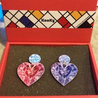 Sweetheart 3D Paper Earring ของแท้💯%(มือ2)