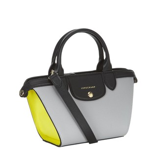 Longchamp Heritage small สี Gray/Yellow ของแท้ **พร้อมส่ง**