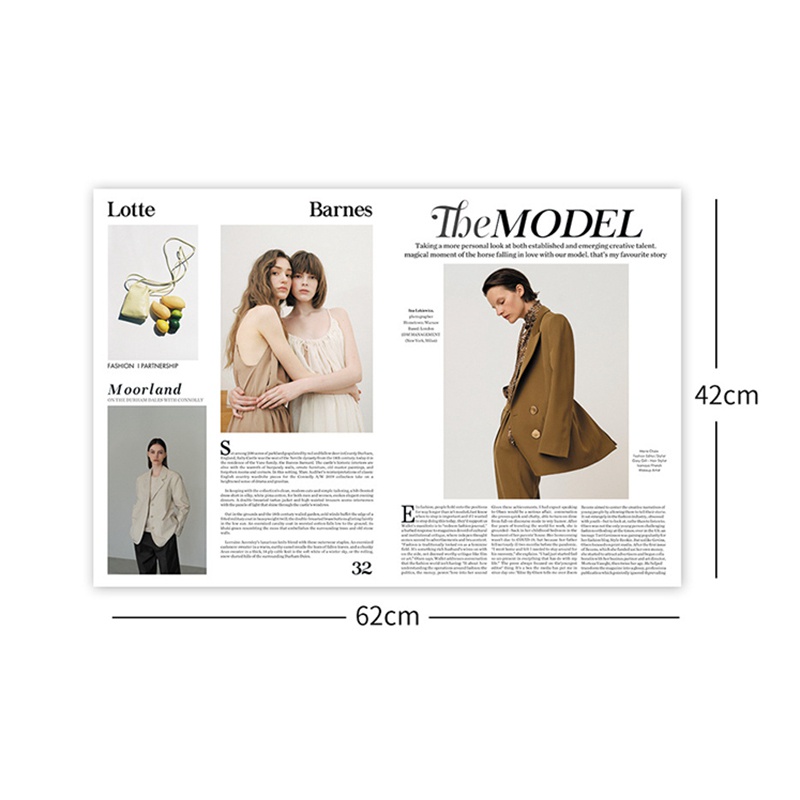 English Simulation Newspaper Fashion Photography Props Pictorial Magazines – – >>> 🇹🇭 Top1Thailand 🛒 >>> shopee.co.th 🇹🇭 🇹🇭 🇹🇭🛒🛍🛒
