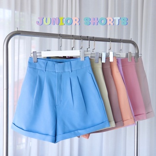 Junior Shorts กางเกงขาสั้นเอวสูง ยาว 16 นิ้ว
