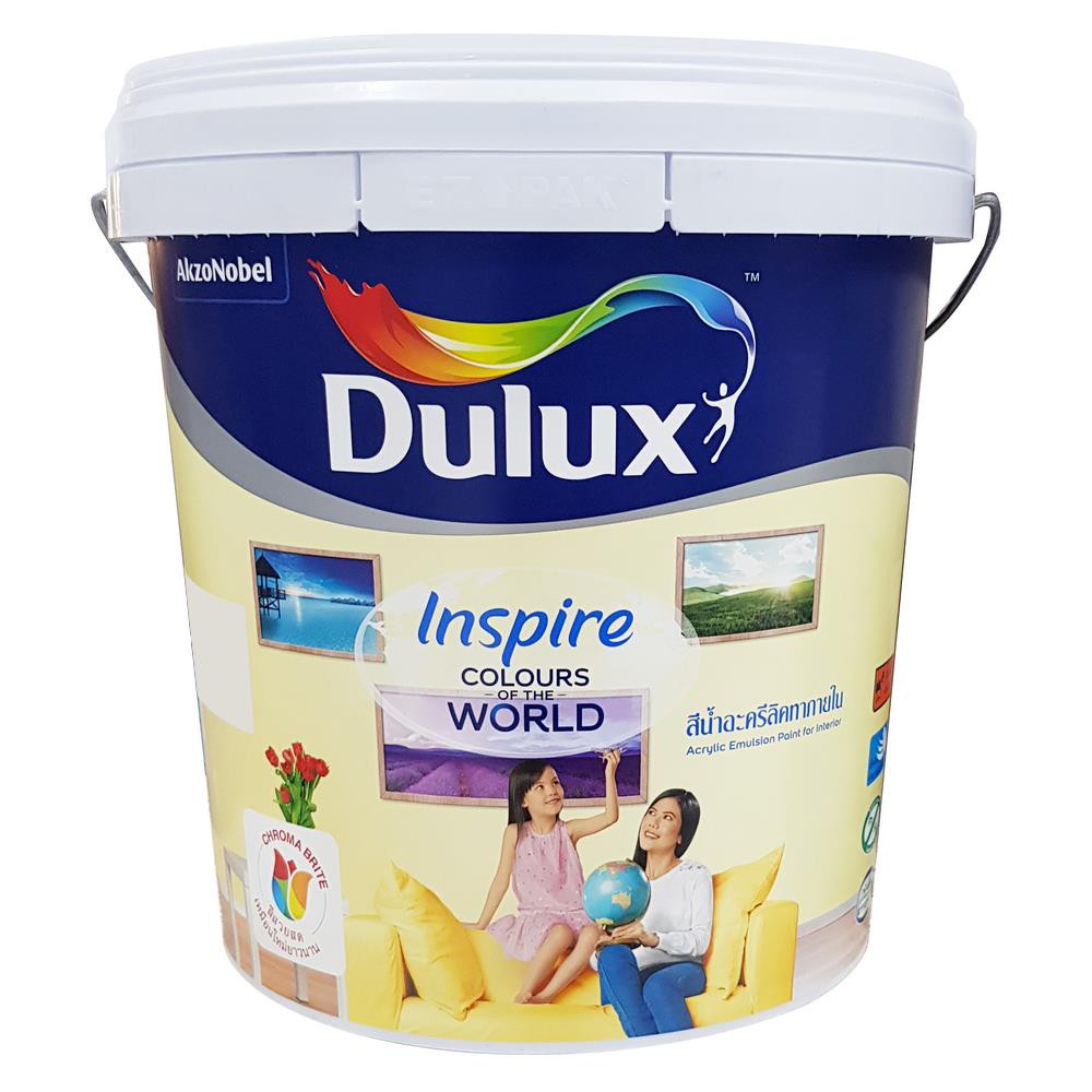 สีน้ำทาภายใน ICI DULUX INSPIRE BASE A กึ่งเงา 9 ลิตร SKU: 1043211