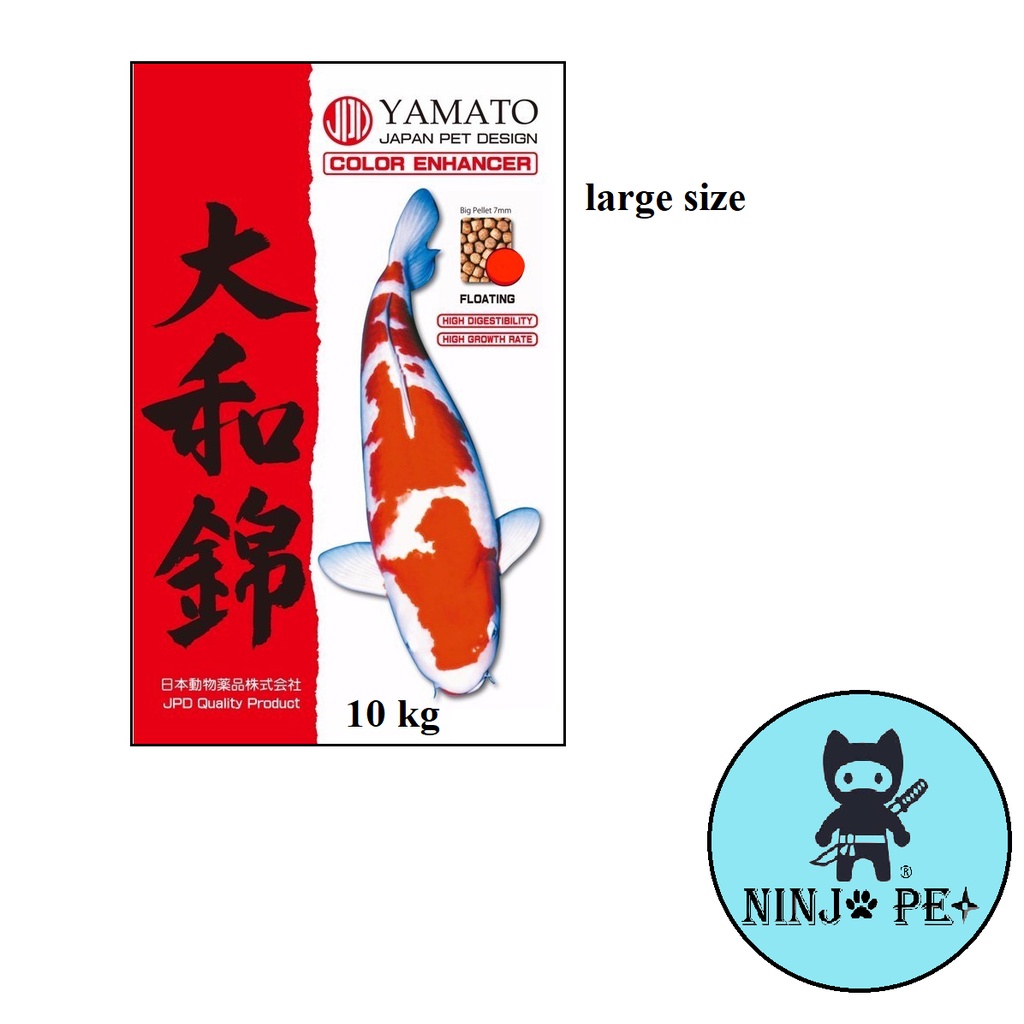 JPD YAMATO FLOATING อาหาร KOI ขนาดใหญ่ 10KG