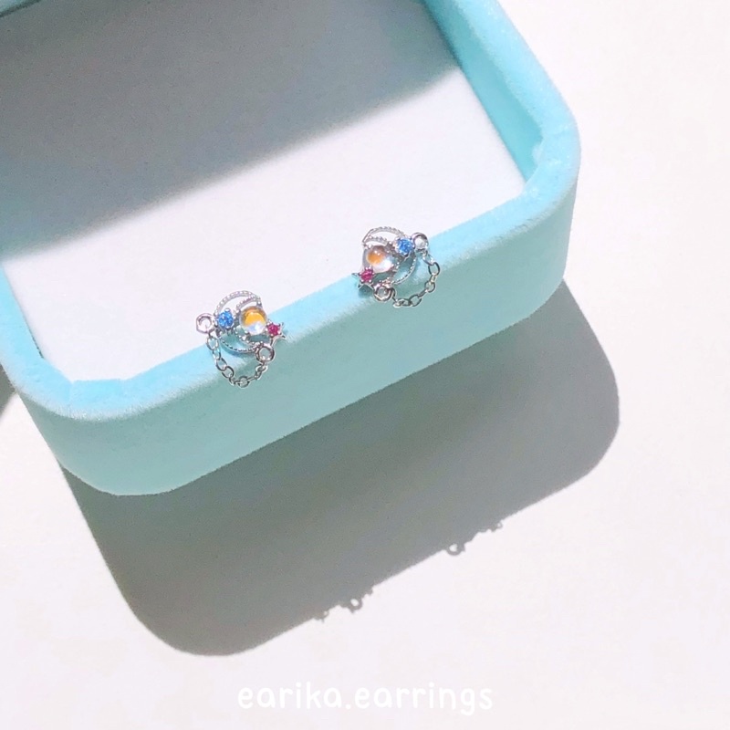 earika.earrings - sailormoon stick piercing จิวหูคฑาเซเลอร์มูนเงินแท้ เหมาะสำหรับคนแพ้ง่าย