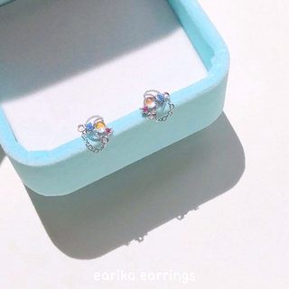 (กรอกโค้ด GG24P ลด 65.-) earika.earrings - sailormoon stick piercing จิวหูคฑาเซเลอร์มูนเงินแท้ เหมาะสำหรับคนแพ้ง่าย